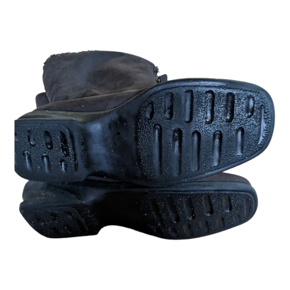 Toewarmers Brown Michelle Zip Front Size 10W GUC - Picture 2 of 5